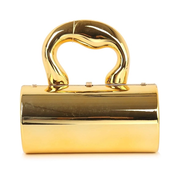Handbags - Gold Clutch